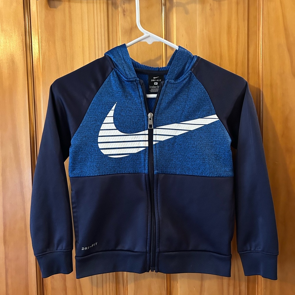 Nike Kids Blue Dri Fit Hoodie